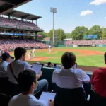 Colorado Rockies scouts evaluating players