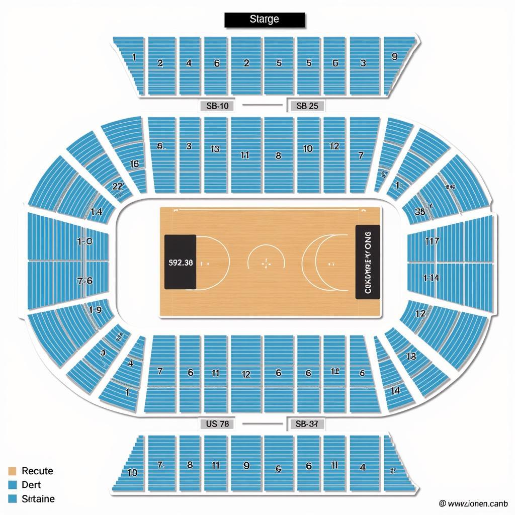 Comerica Center Frisco Concert Seating Chart Example