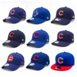 Variety of Cubs Batting Practice Caps