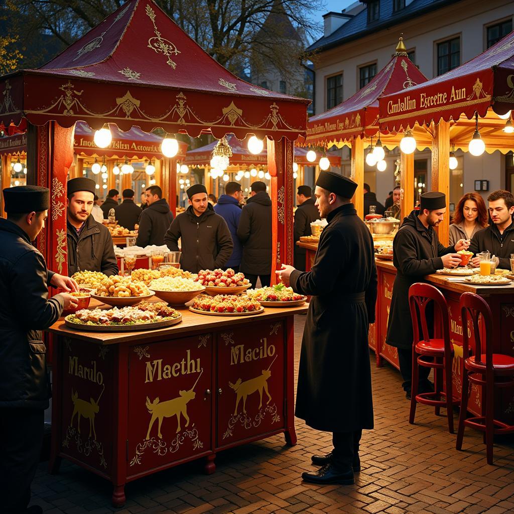 Cubs Christmas Village Traditional Turkish Food