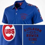 Cubs City Connect Polo Design Details