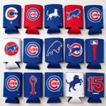 Collection of Chicago Cubs Koozies