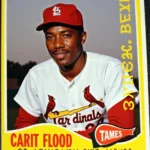 Curt Flood 1960s Baseball Card