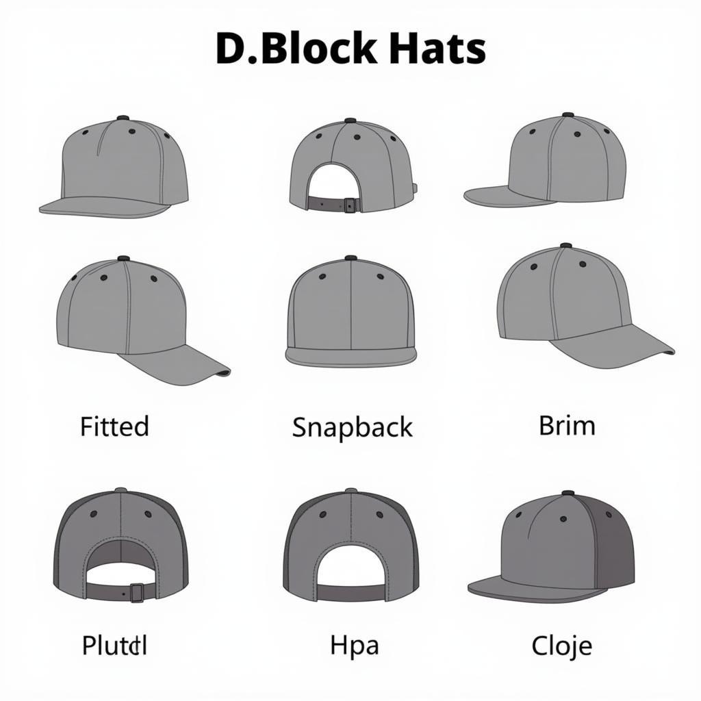 D Block Hat Styles: Fitted, Snapback, Trucker