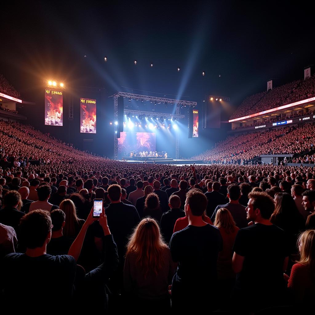 Fans Enjoy the Def Leppard and Journey Concert in Nashville