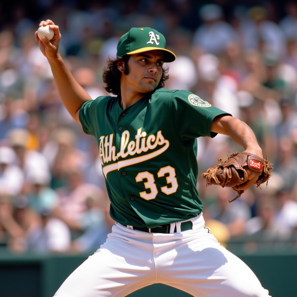 Dennis Eckersley as a closer for the Oakland Athletics.