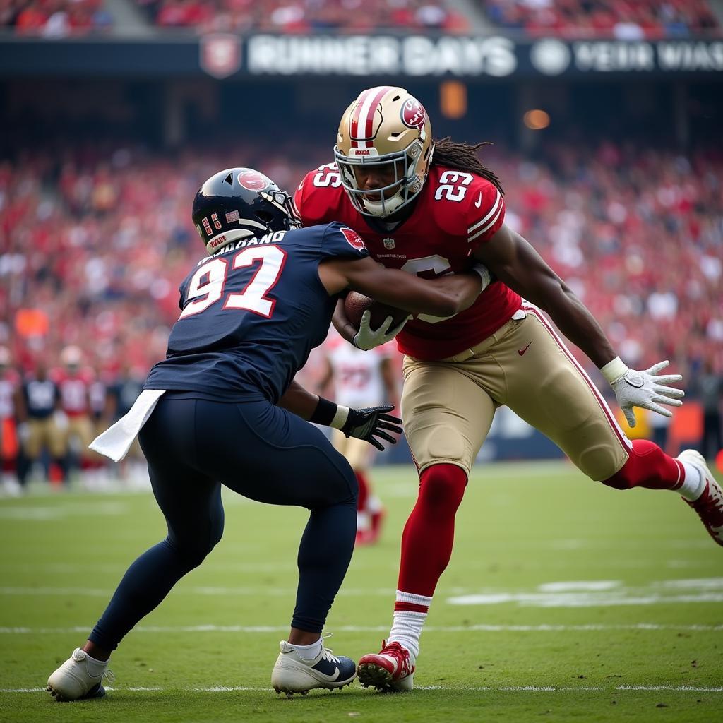 Derrick Henry breaks a tackle in Madden Ultimate Team