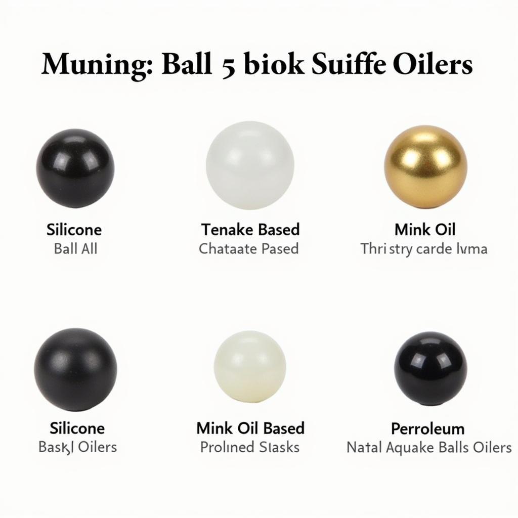 Types of Ball Oilers Available