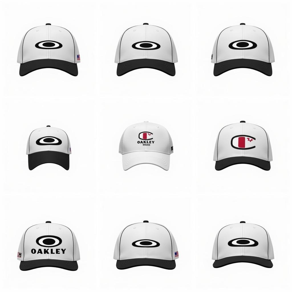 Various Oakley White Cap Designs for Besiktas Fans