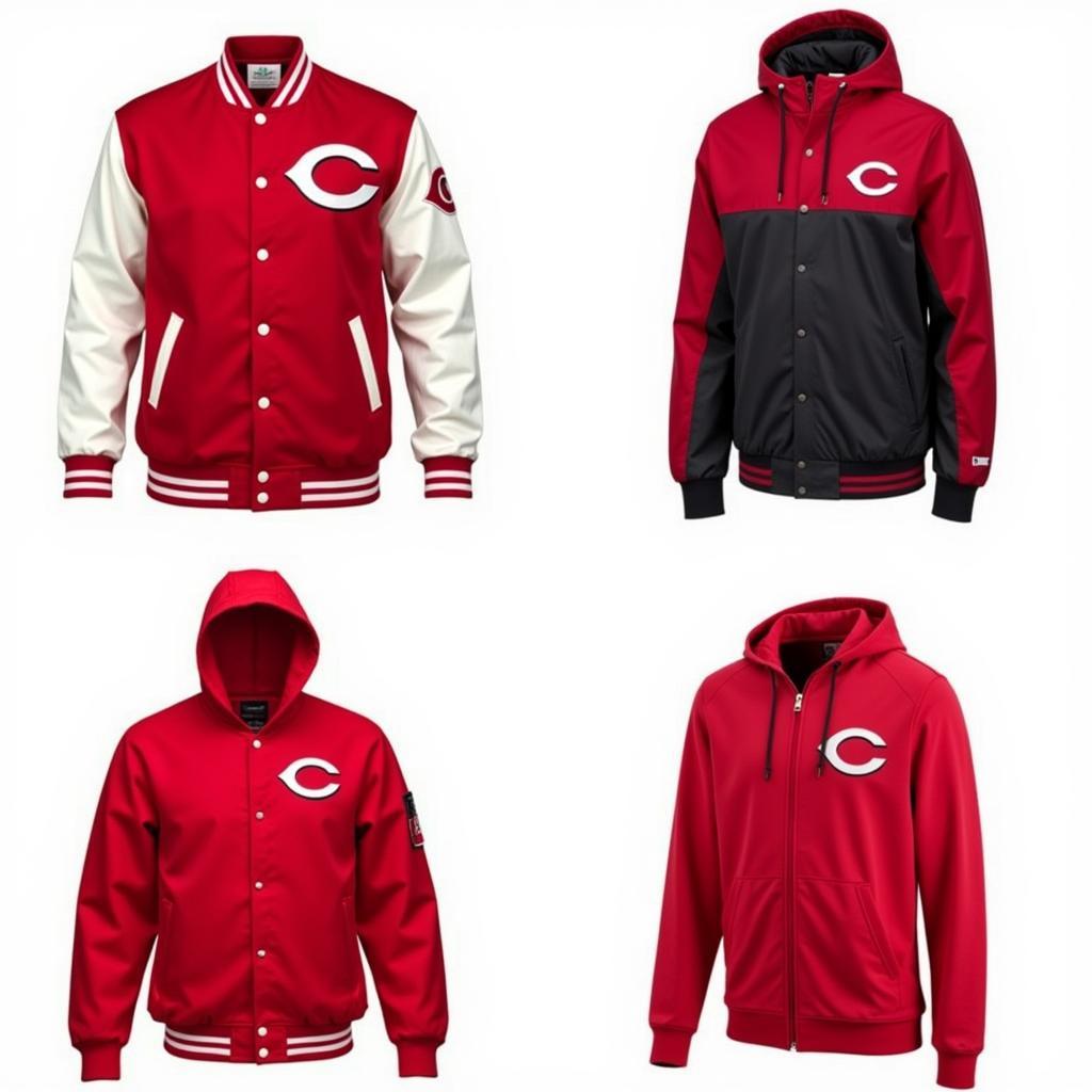 Various Cincinnati Reds Jackets