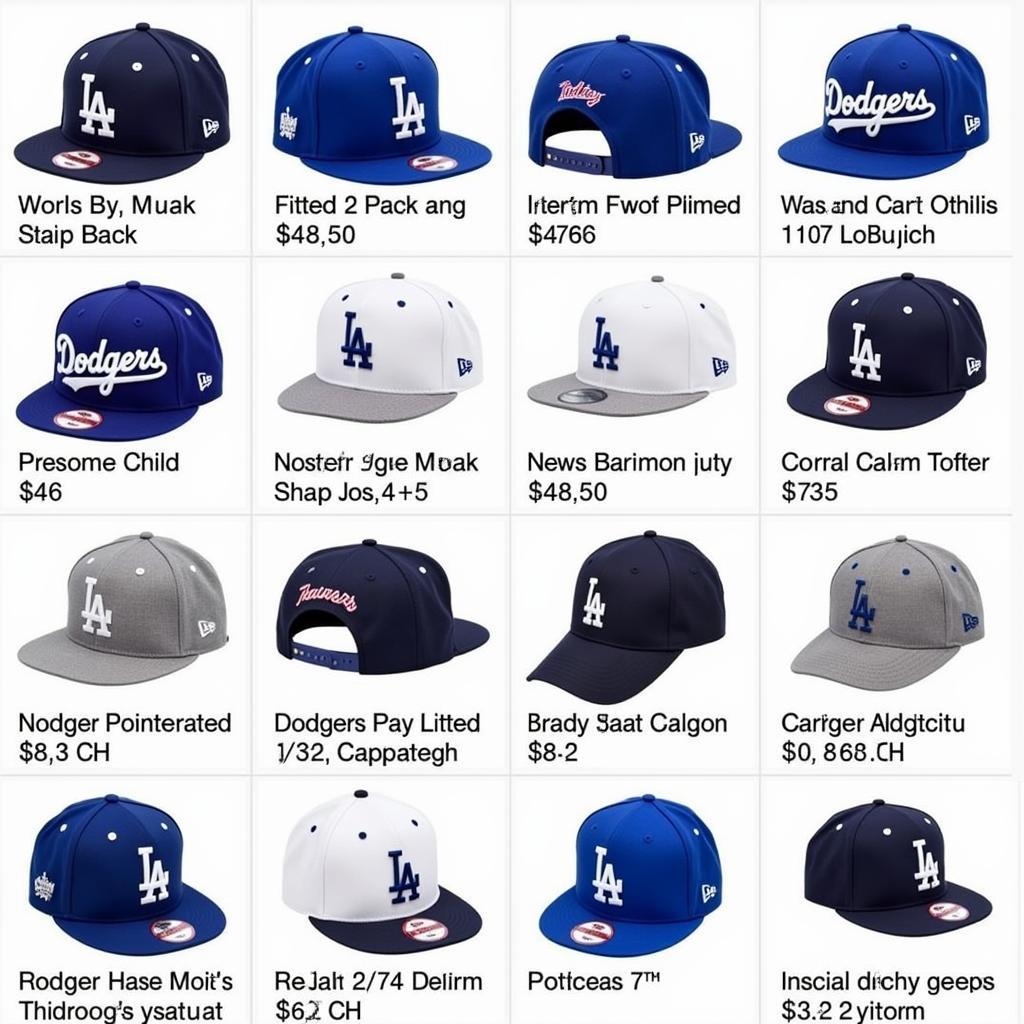 Different Types of Dodgers Script Hats