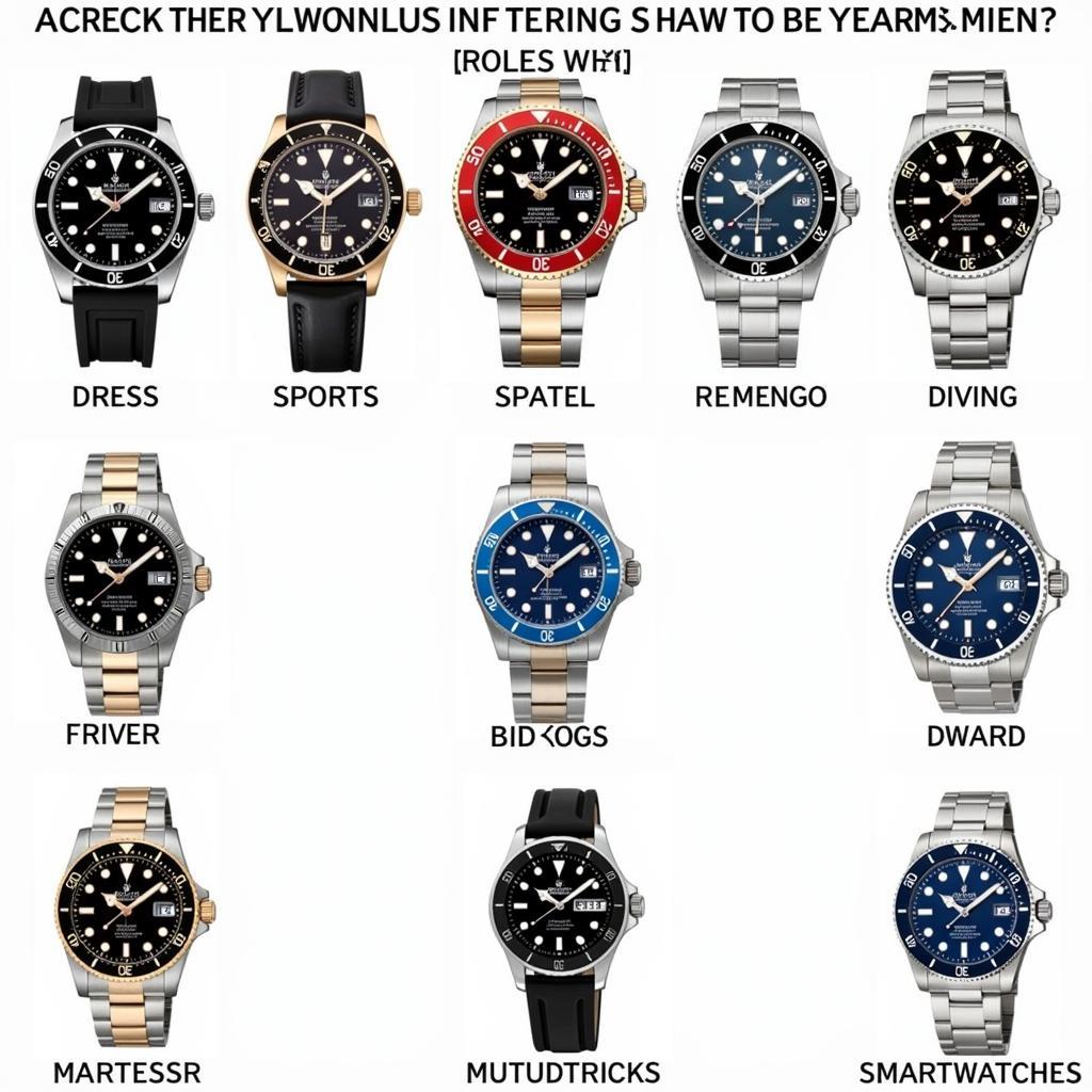 Different Watch Styles Comparison