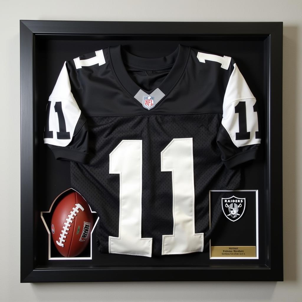 Proper Display and Care for Oakland Raiders Game Worn Jerseys