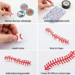 DIY Baseball Card Decorations