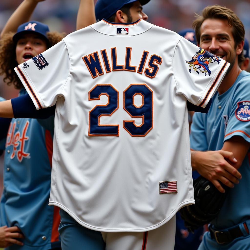 Dontrelle Willis Marlins World Series Jersey