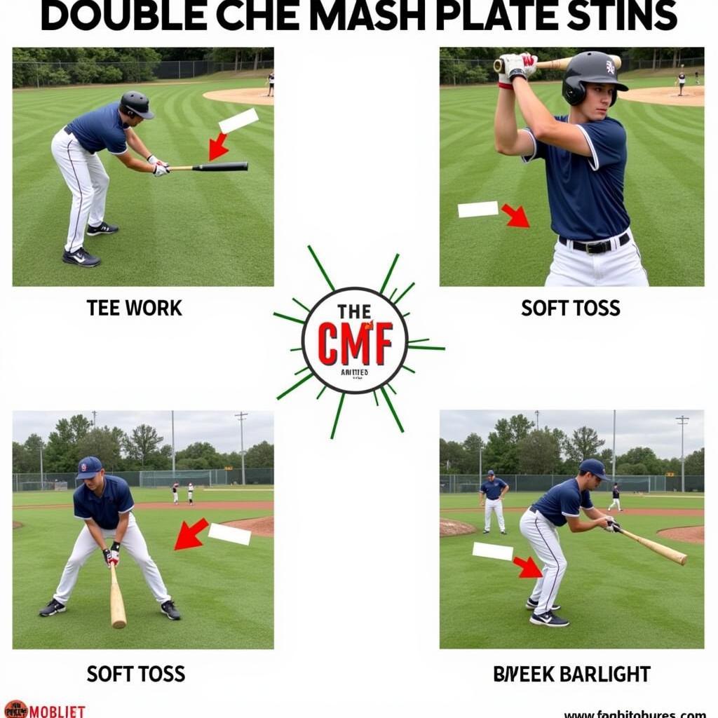 Double Cut Baseball Swing Drills