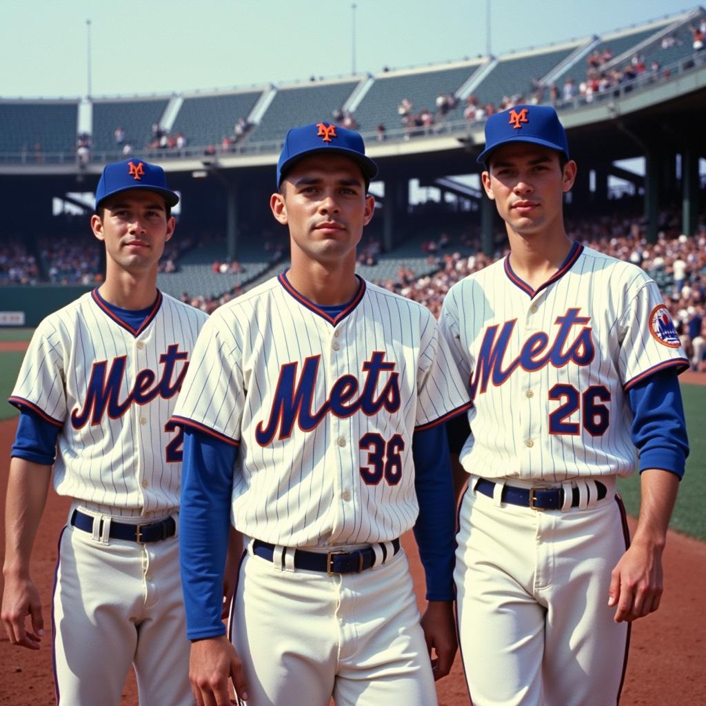 Mets Players at the Polo Grounds