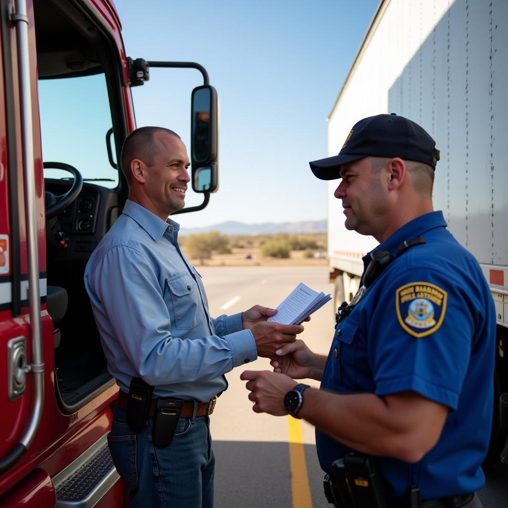 El Paso Weigh Station Inspection Process