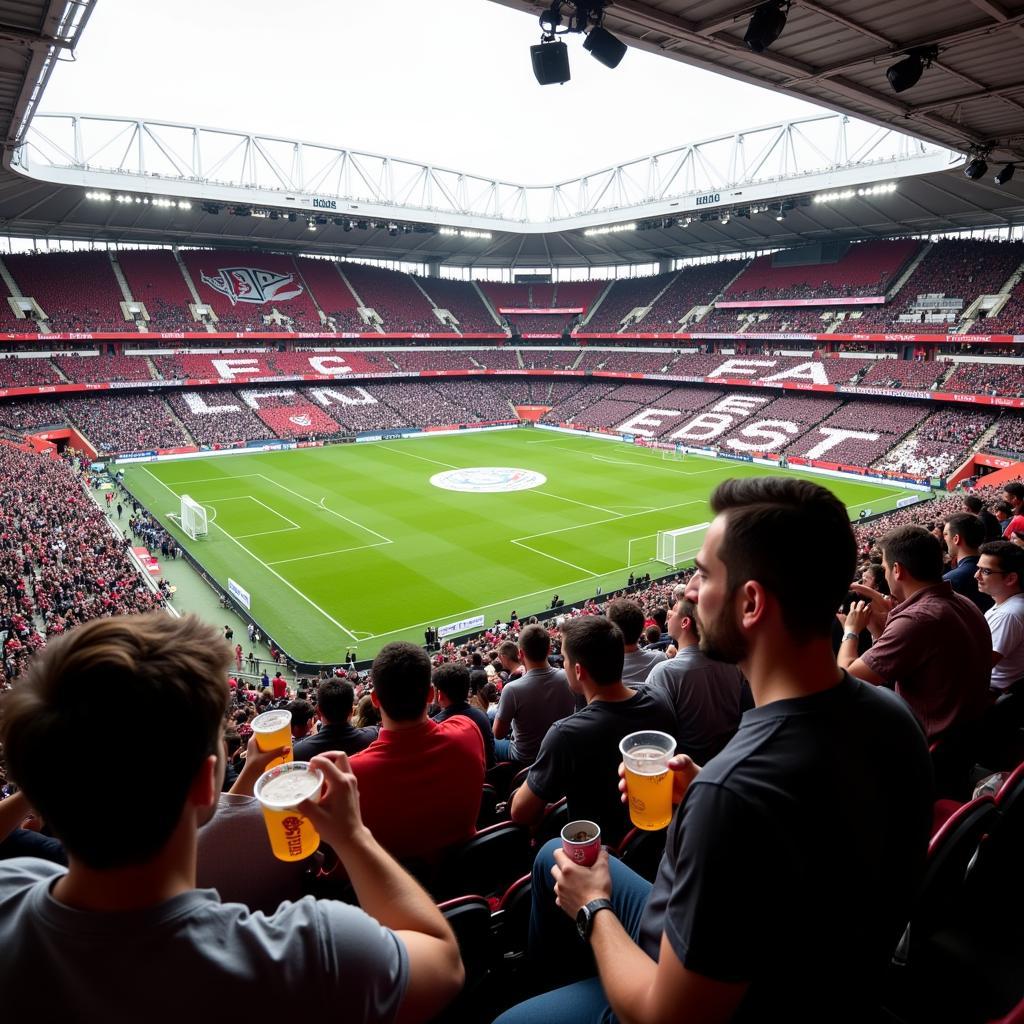 Enjoying General Admission Drinks at Vodafone Park