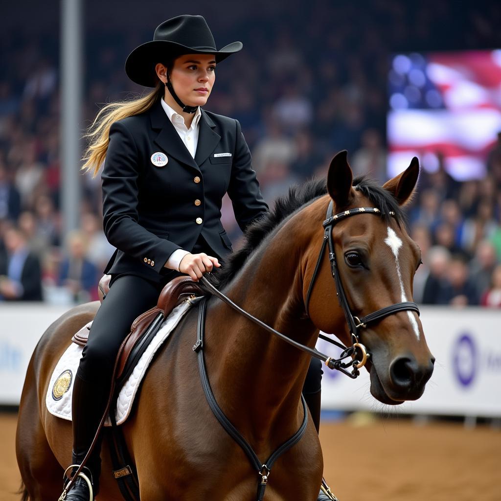 Equestrian Competition with American Riders in Kansas City