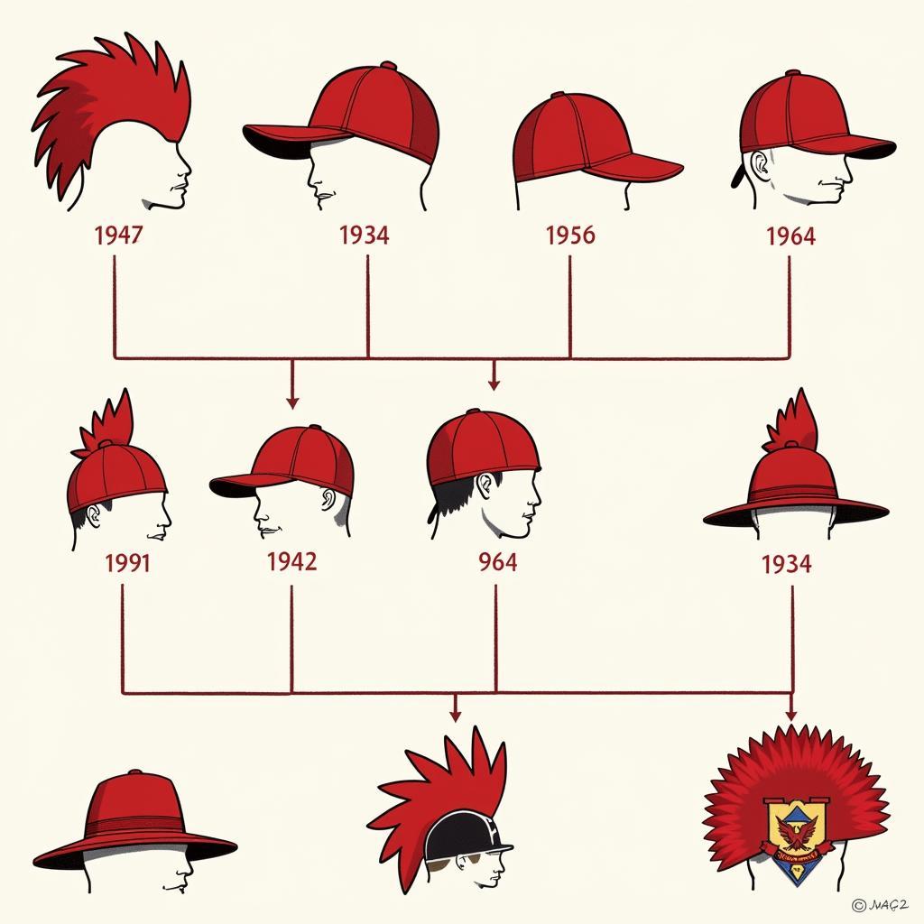 Evolution of the Red Cock Hat in Besiktas