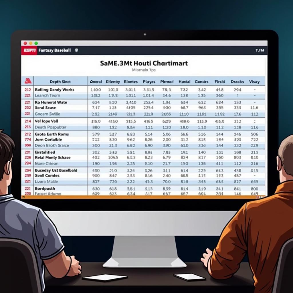 Fantasy Baseball Draft Strategy Using Depth Charts