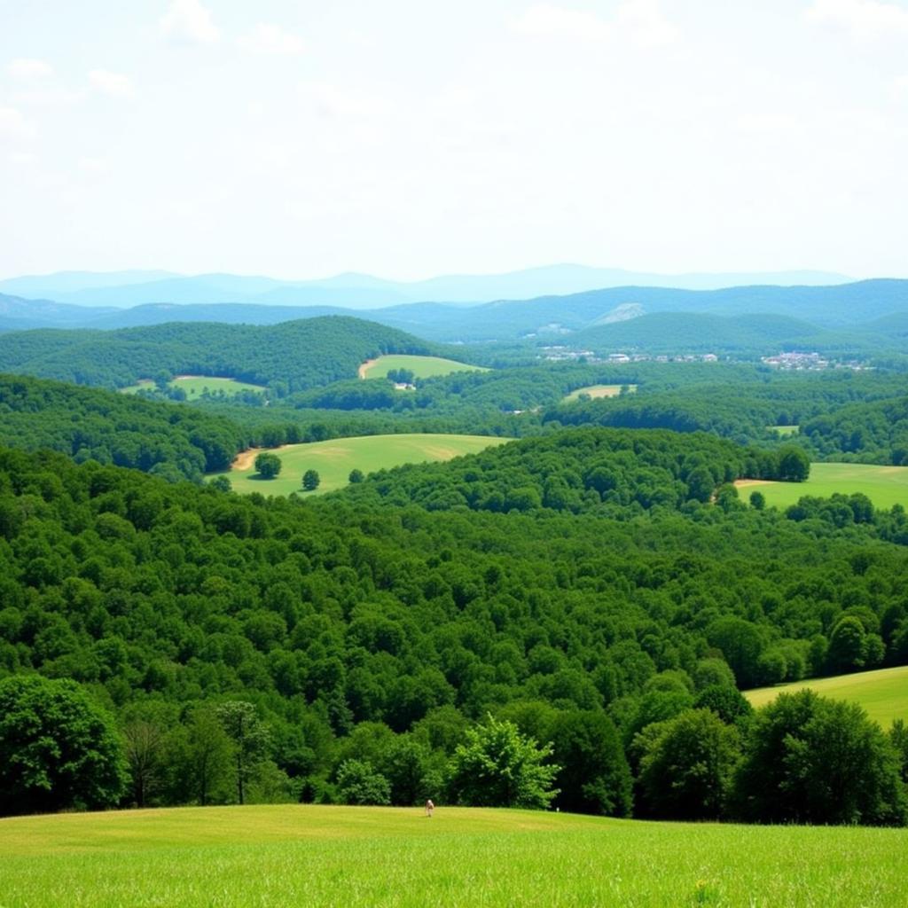 Fayetteville, Arkansas Landscape