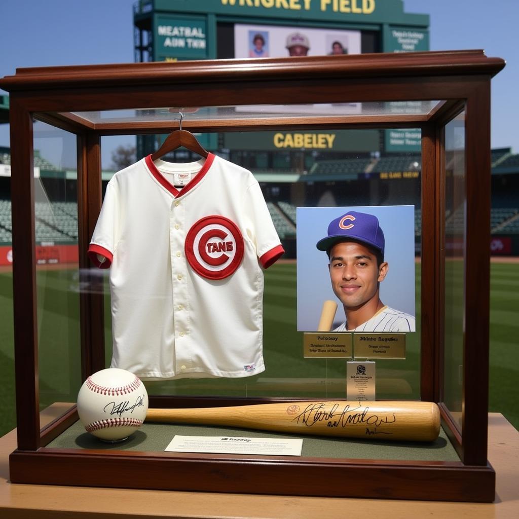 Fergie Jenkins Memorabilia Display