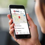 Finding the closest PNC branch using a mobile app