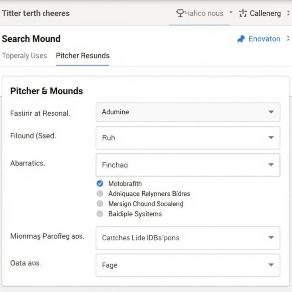 Searching for Used Pitchers Mounds Online