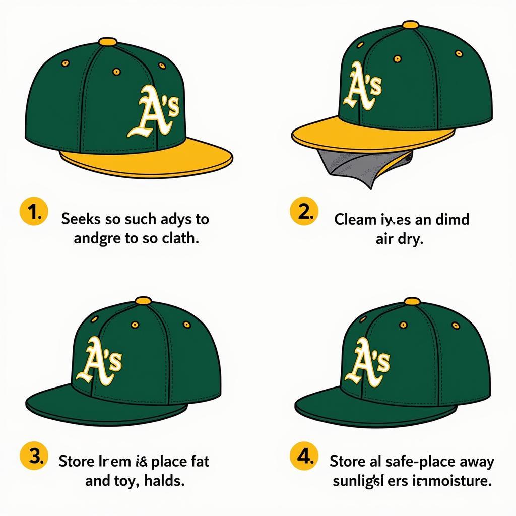 How to Care for Your Fitted Oakland A's Hat