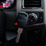 Using the Ford Emergency Key in the Ignition