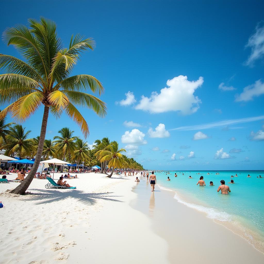 Fort Lauderdale, Florida Beach Scene