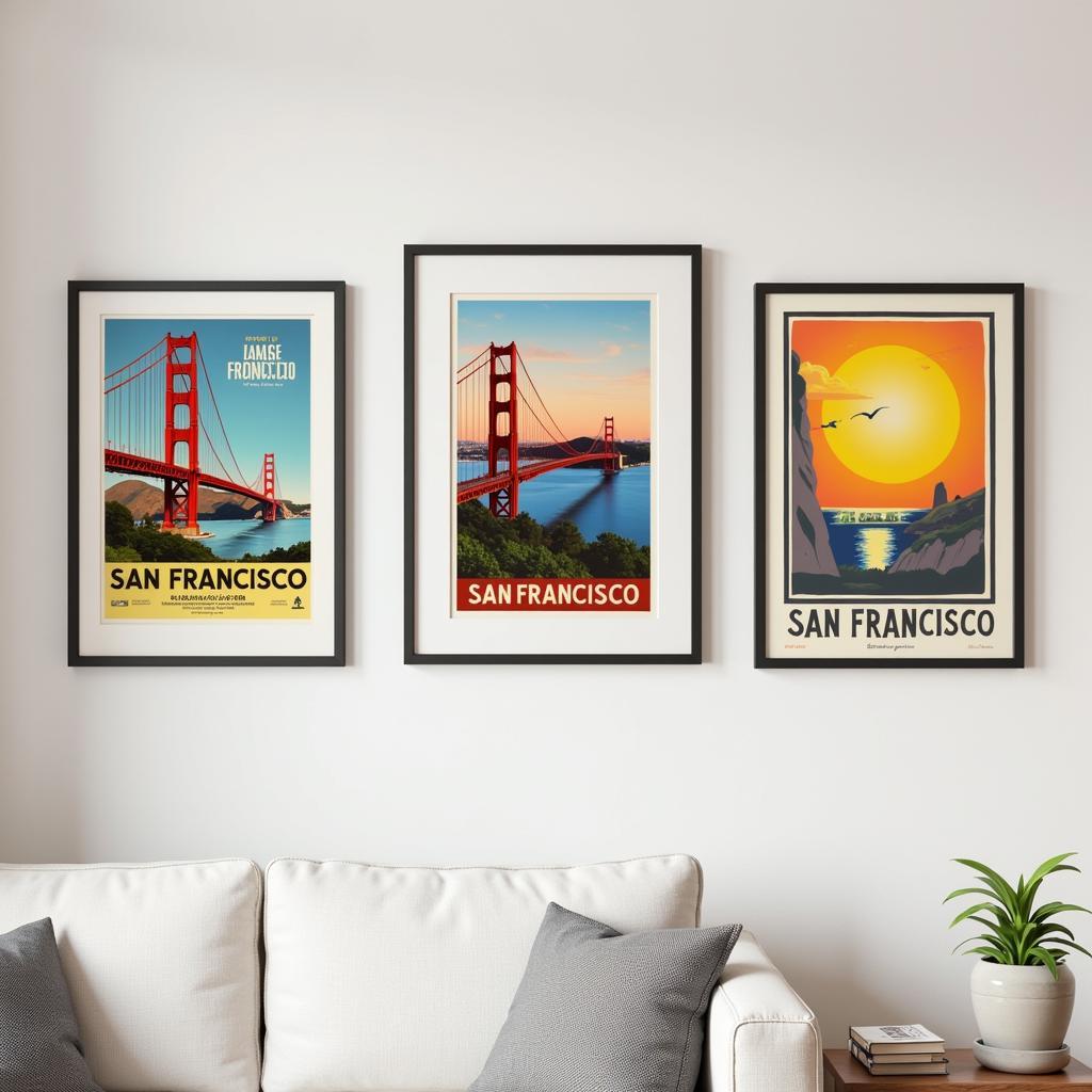 Framing Vintage San Francisco Posters