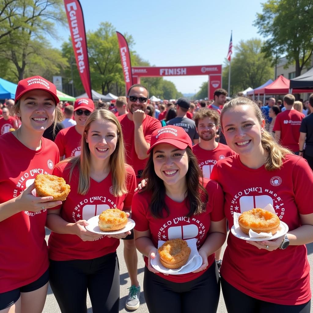 Celebrating Besiktas at the Funnel Cake 5K