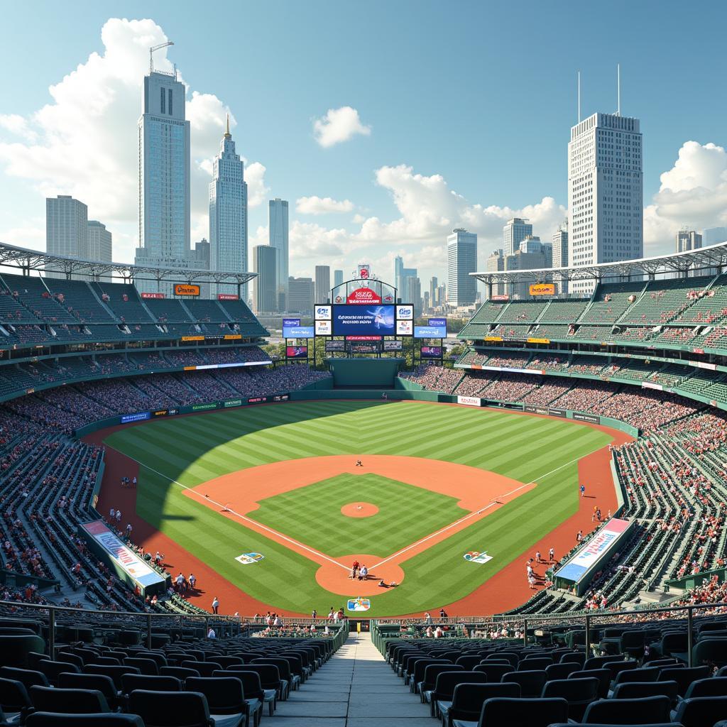 Conceptual design of a future MLB ballpark