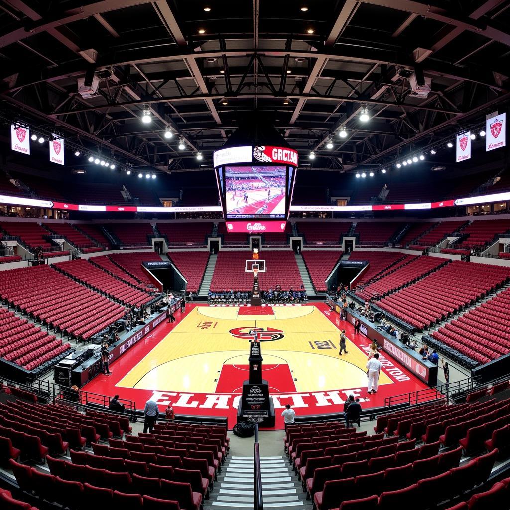 Gates Field House Interior Arena View