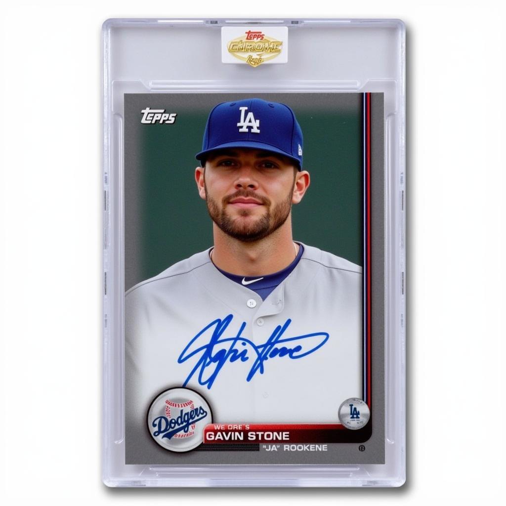 Gavin Stone Topps Chrome Update Rookie Autograph Card