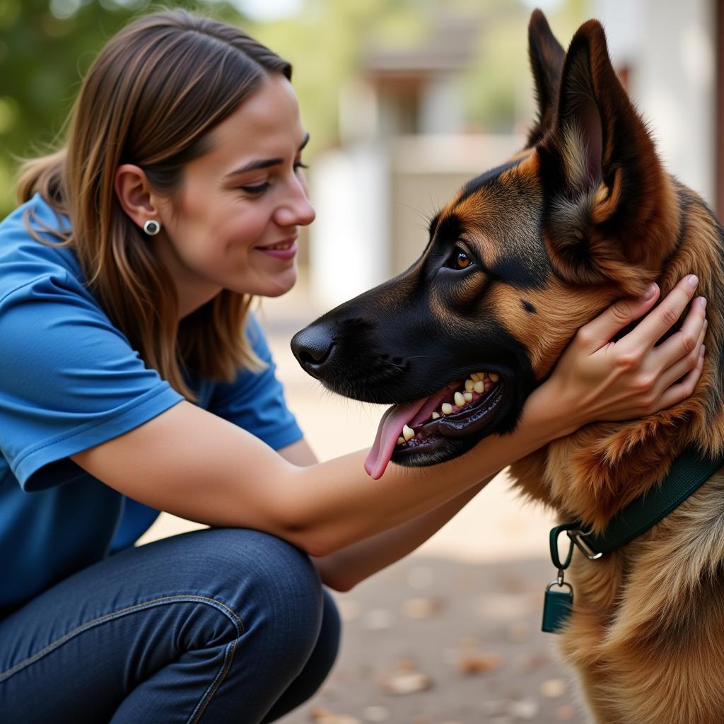 German Shepherd Rescue Volunteering