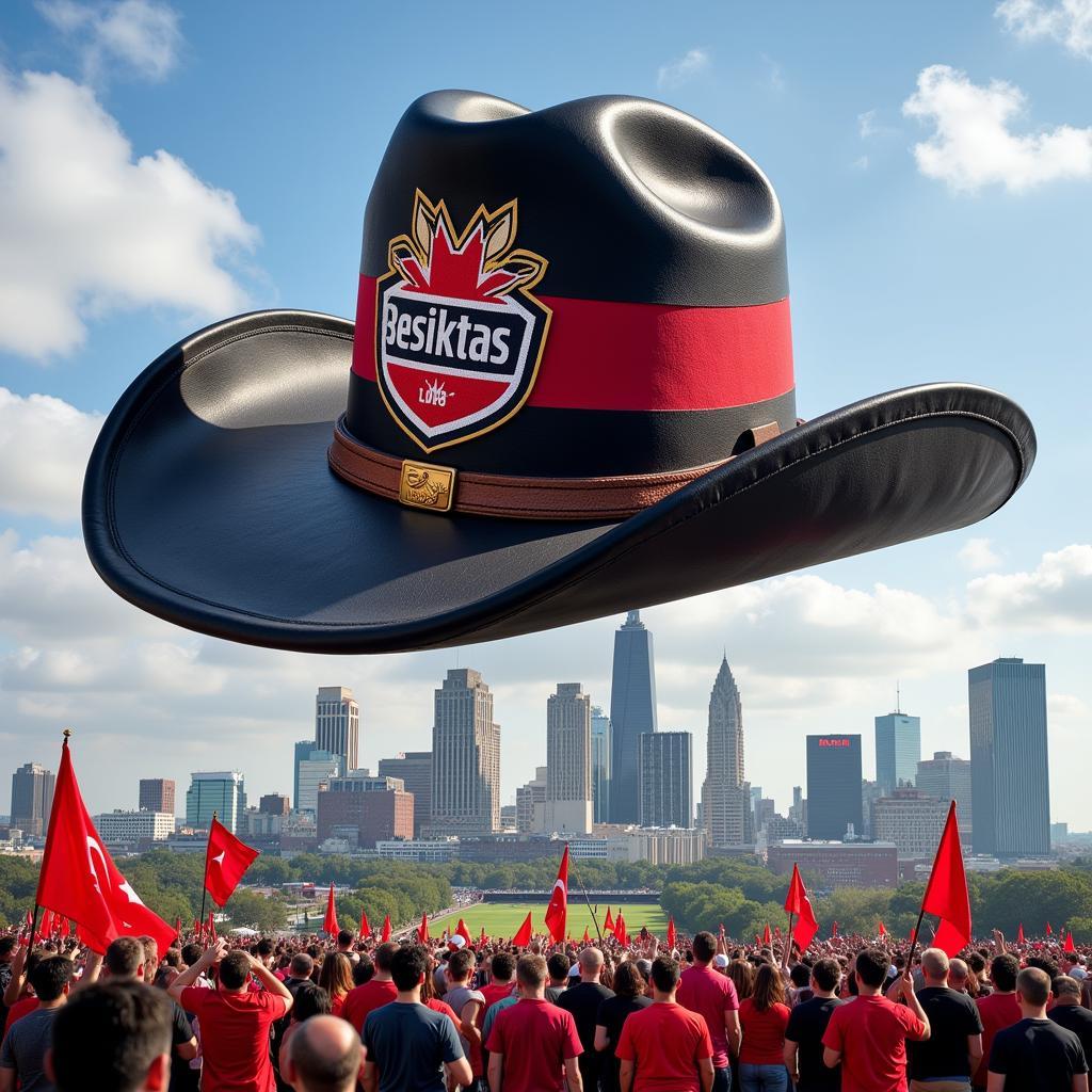 Giant Beşiktaş Hat in Austin, Texas