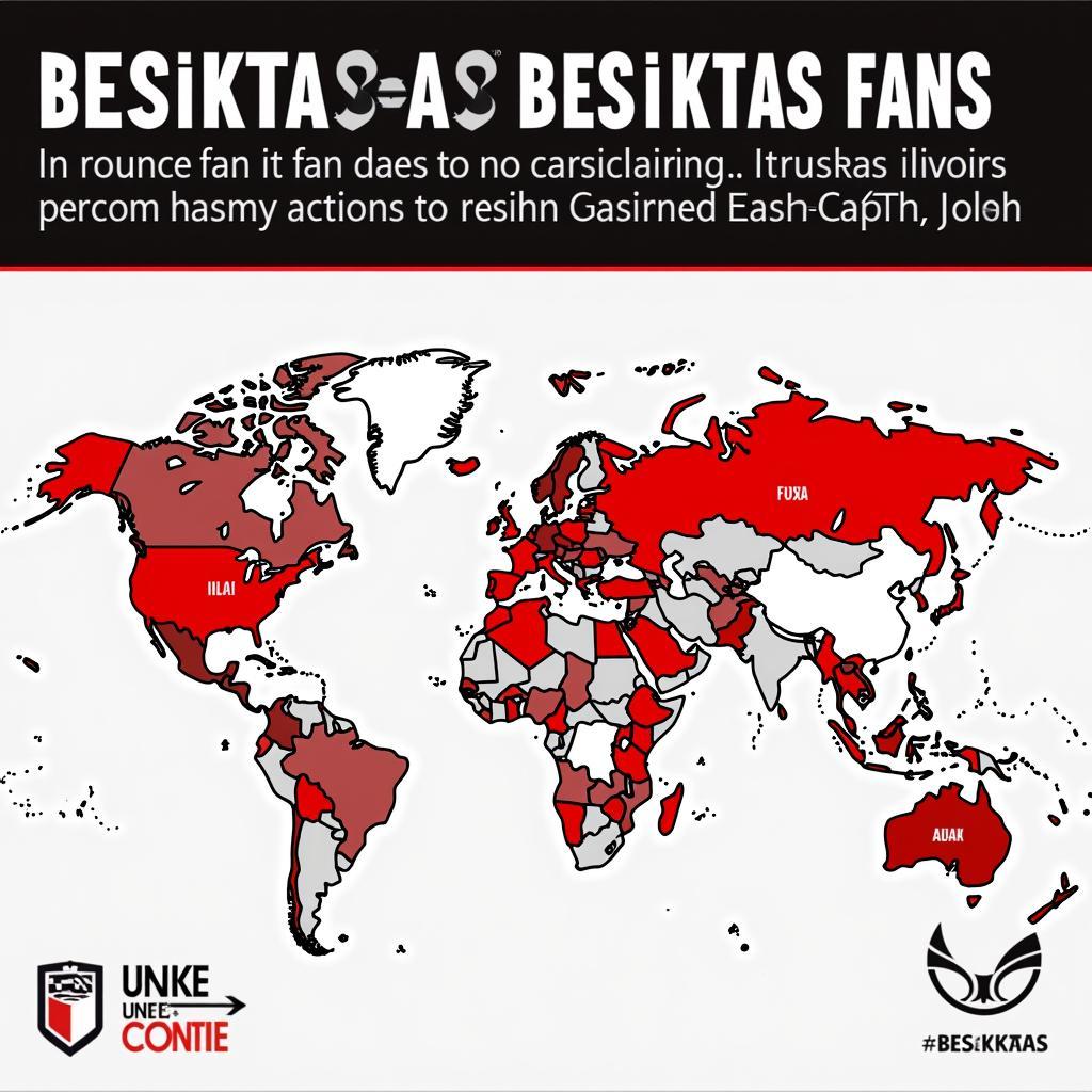 Map of Global Besiktas Fans