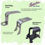 Golf Bag Holders: Steel, Aluminum, and Plastic Options