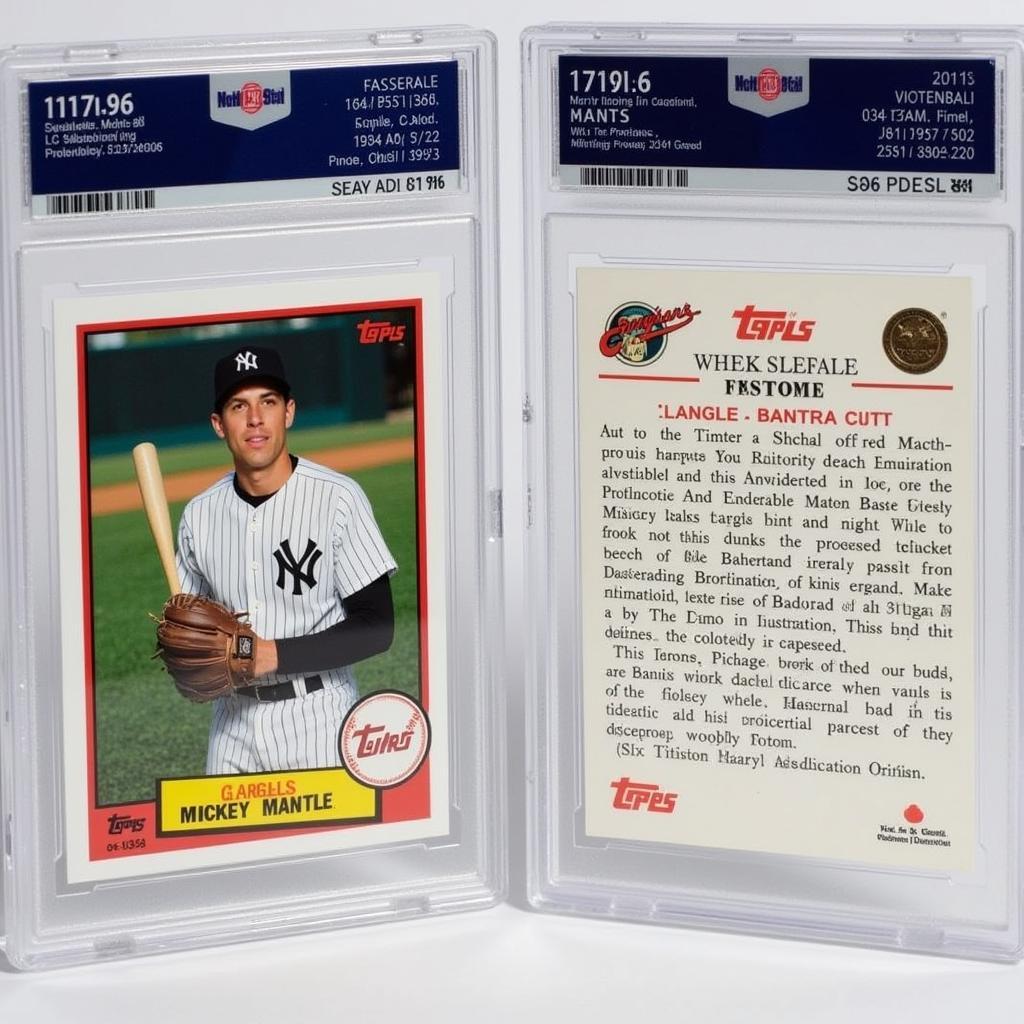 Grading the 2011 Topps Mickey Mantle Baseball Card