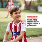 A Young Beşiktaş Fan Comfortably Wearing the Correct Size