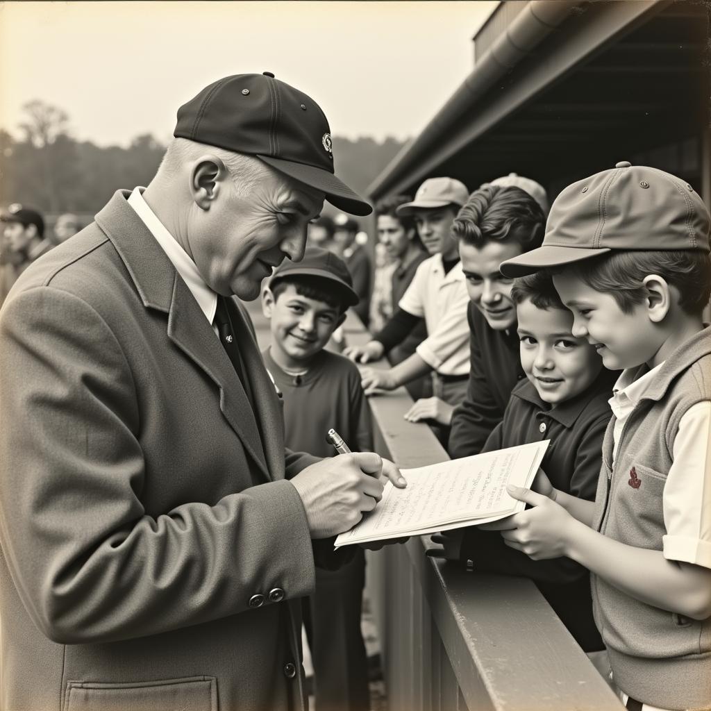 Harmon Killebrew Signing Autographs for Fans