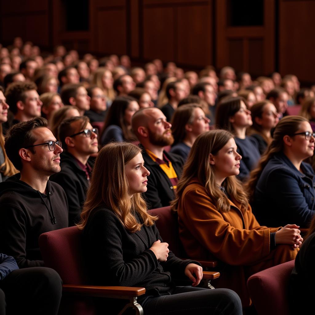 Enthusiastic audience at Harry Potter in Concert Detroit