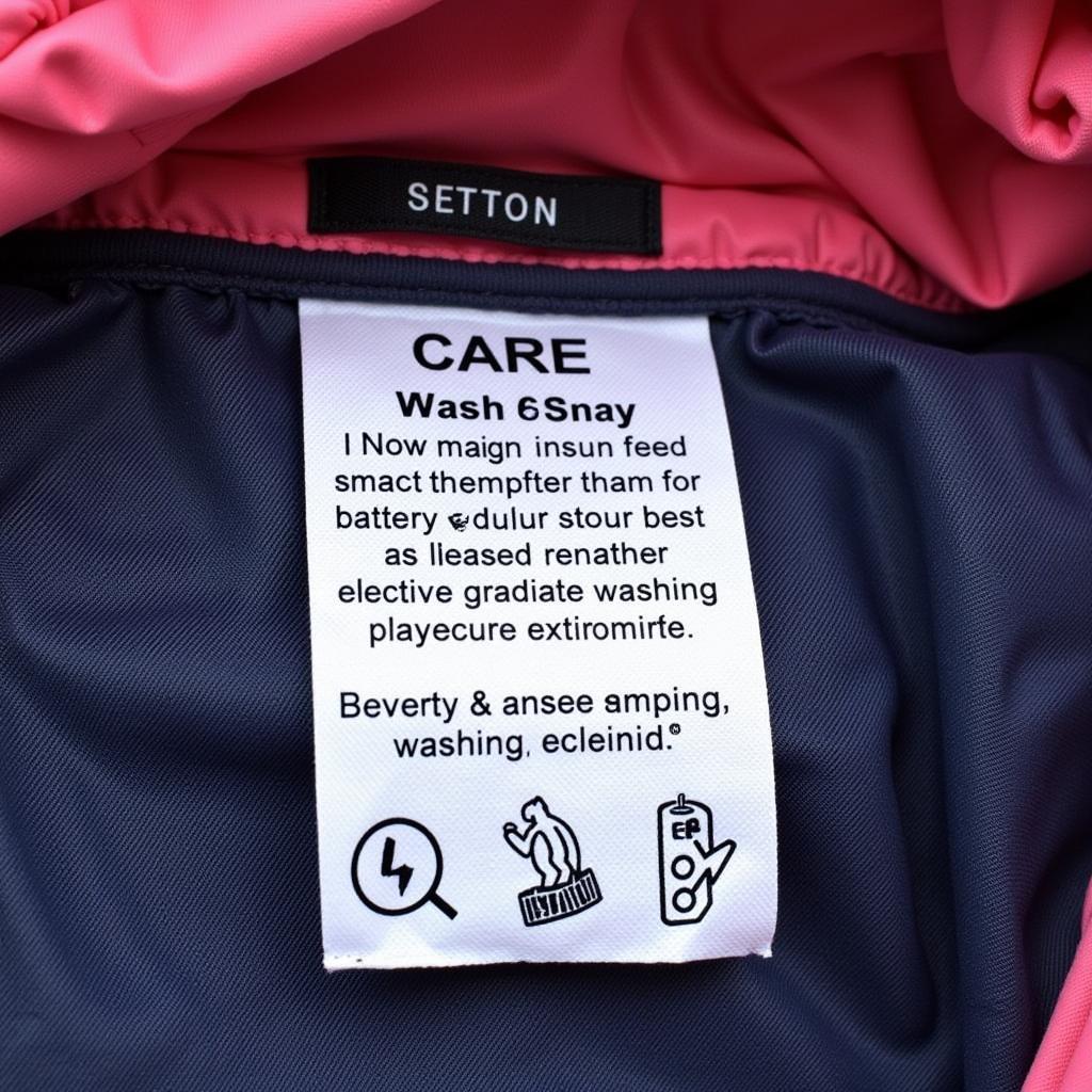 Washing Instructions for a Kid's Heated Jacket