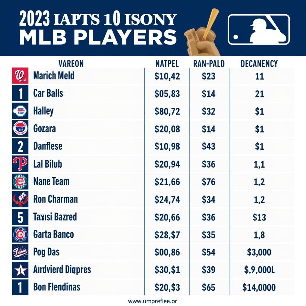 Highest Paid MLB Players of 2023