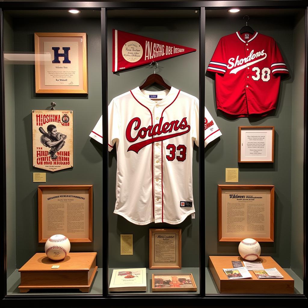 A Collection of Hiroshima Carp Memorabilia