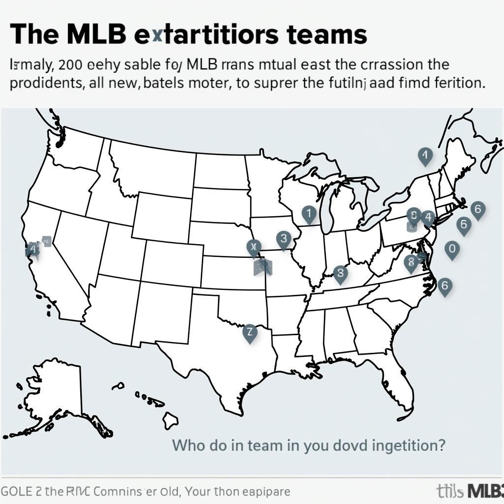 Historical US Baseball Teams Map